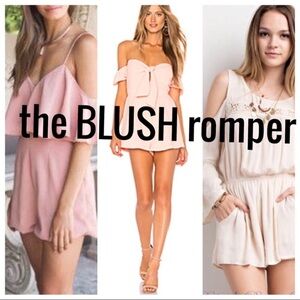 MIND CODE 90s Cold Shoulder Shorts Romper